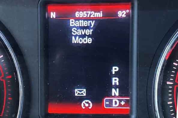 Battery Saver Mode Dodge Charger