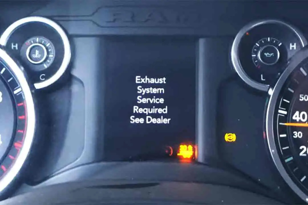 Exhaust System Service Required See Dealer How To Fix The Warning?