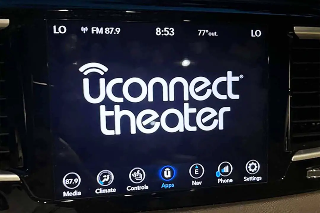Chrysler Pacifica Uconnect theater not working