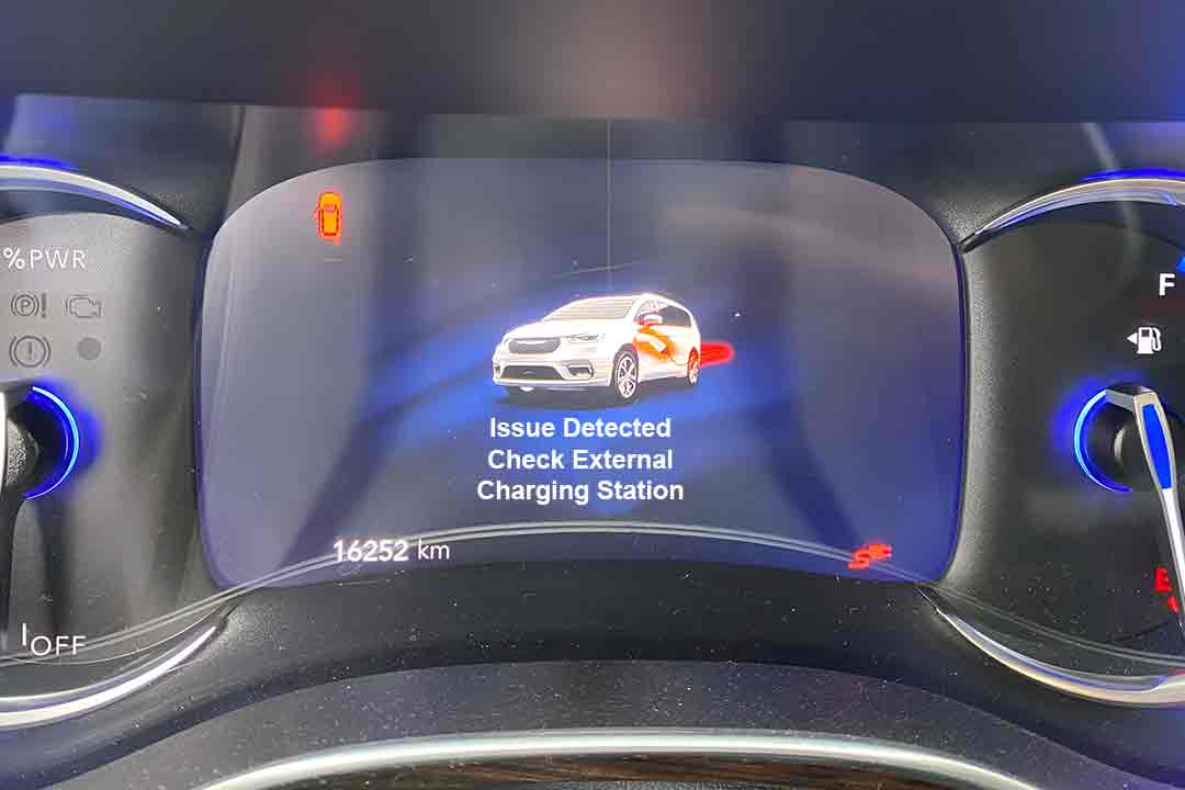 Issue Detected Check External Charging Station